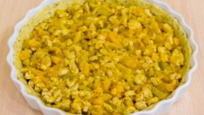 пирог с тыквой и курицей