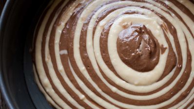 пирог зебра