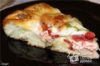 Рыбный пирог с лососем