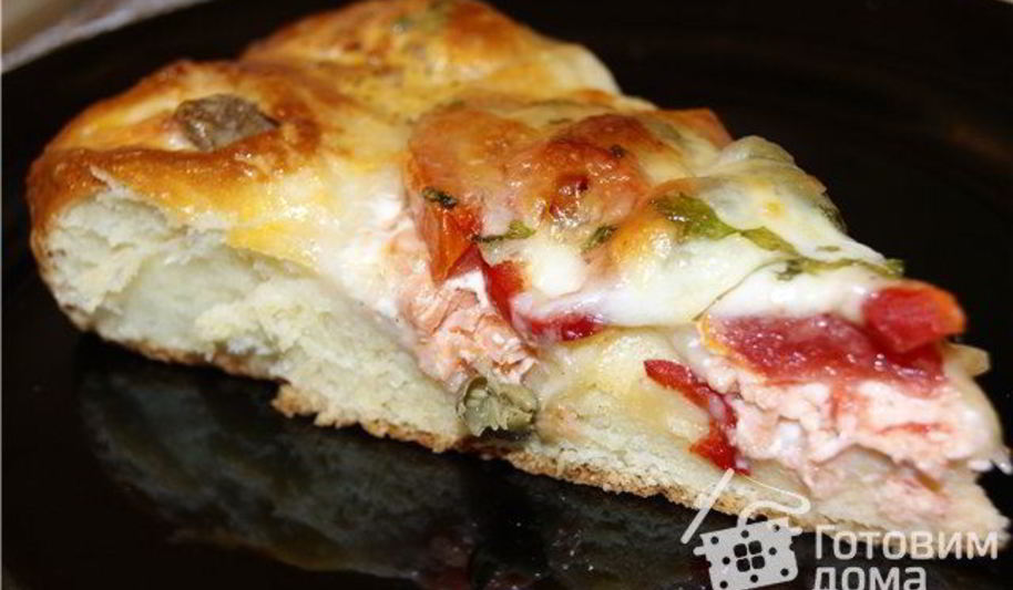 Рецепт рыбного пирога с лососем