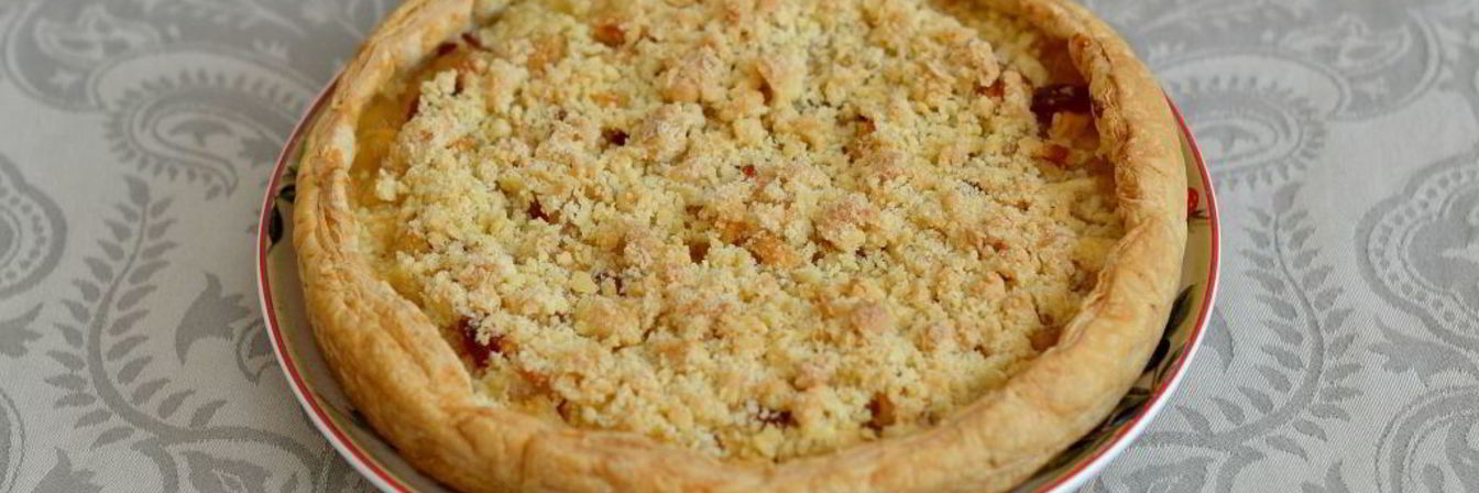 Слоеный яблочный пирог