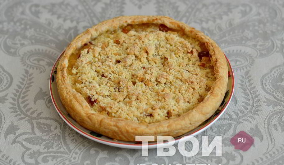 Рецепт слоеного яблочного пирога