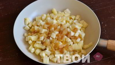 слоеный яблочный пирог