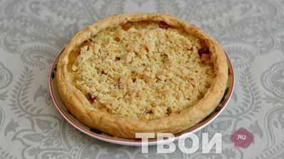 слоеный яблочный пирог