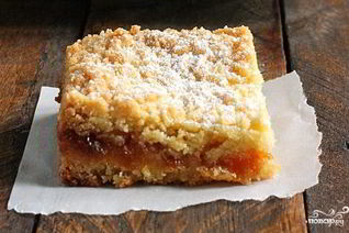 Тертый пирог с вареньем