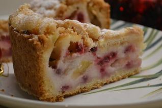 Яблочный пирог со штрейзелем