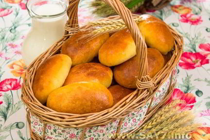 Дрожжевые пирожки на кефире