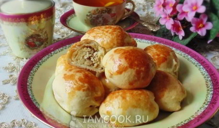 Рецепт пирожков быстрых с курицей и яйцом