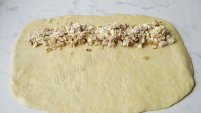 пирожки быстрые с курицей и яйцом