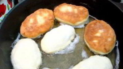 пирожки на сковороде на кефире