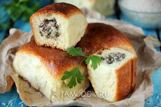 Пирожки печеные с легким и рисом