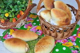 Пирожки с говяжьей печенью и капустой