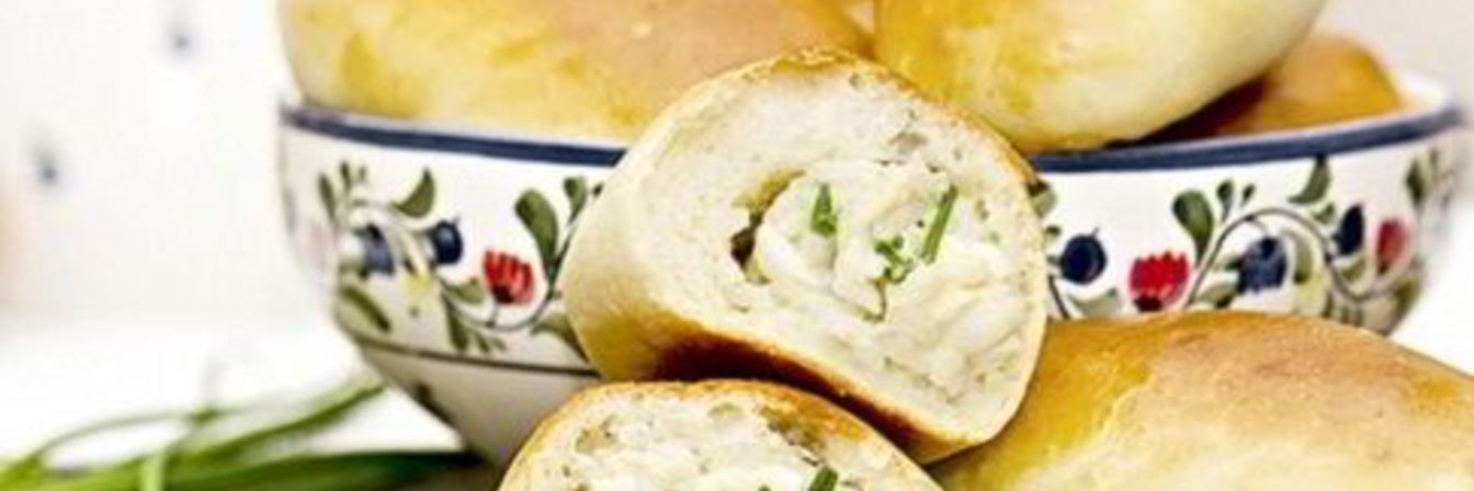 Пирожки с рисом и луком