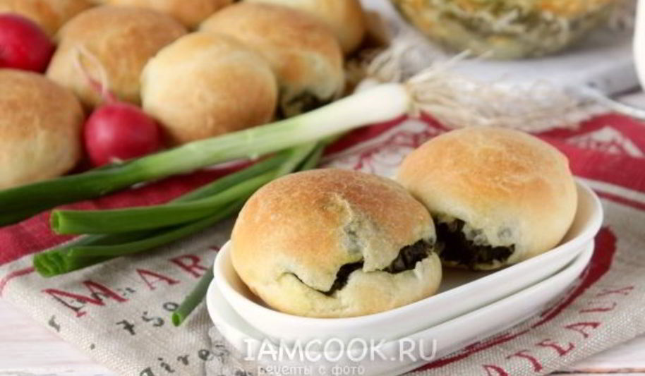 Рецепт пирожков с зеленью