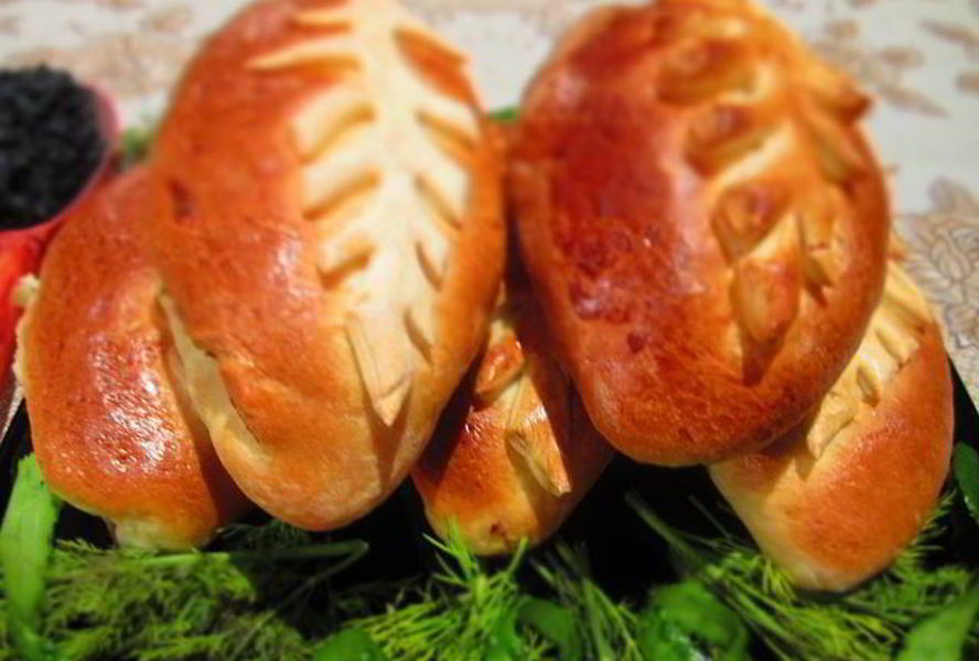 Постные пирожки с грибами