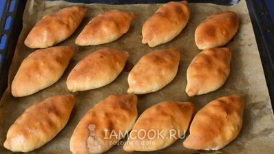 постные пирожки с яблоками