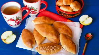 постные пирожки с яблоками