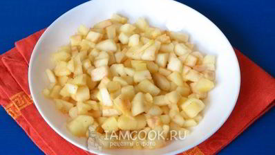 постные пирожки с яблоками