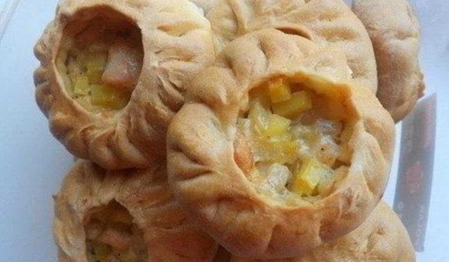 Рецепт татарских пирожков с картофелем, мясом и луком