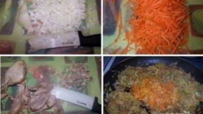 жареные пирожки с капустой