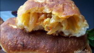 жареные пирожки с капустой