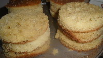 бисквитные пирожные белочка