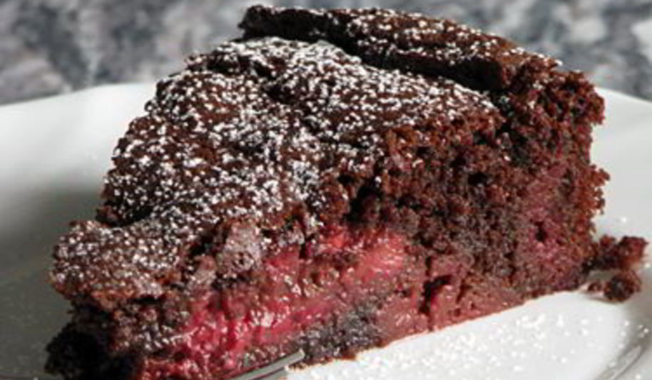 Рецепт брауни с малиной