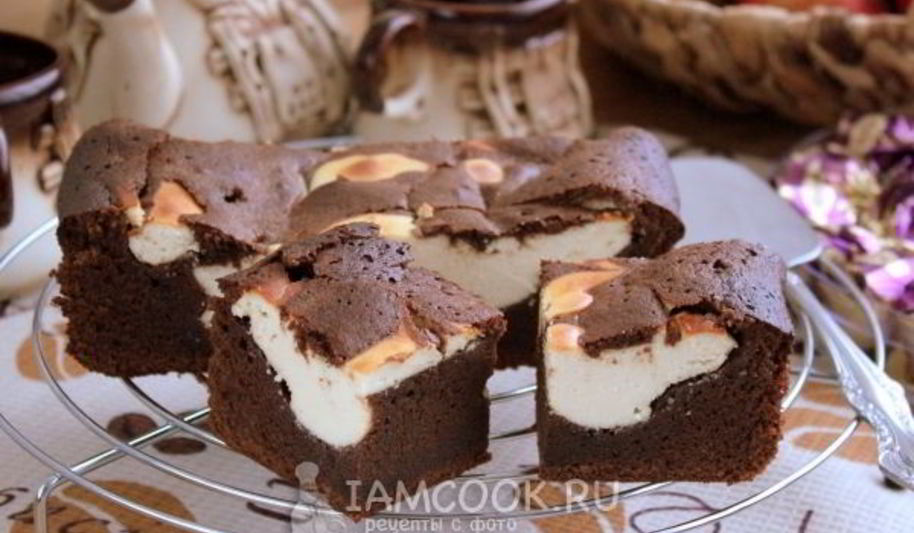 Рецепт брауни с творогом