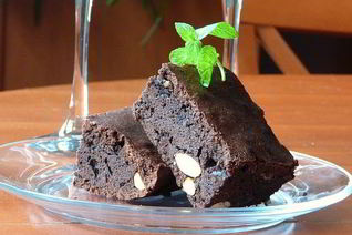 Кофейно-ореховые брауни