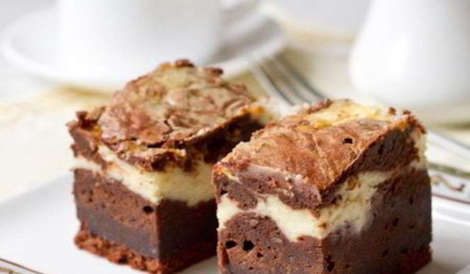 Рецепт кофейных брауни с маскарпоне