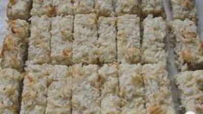 кокосовые пирожные с орехами