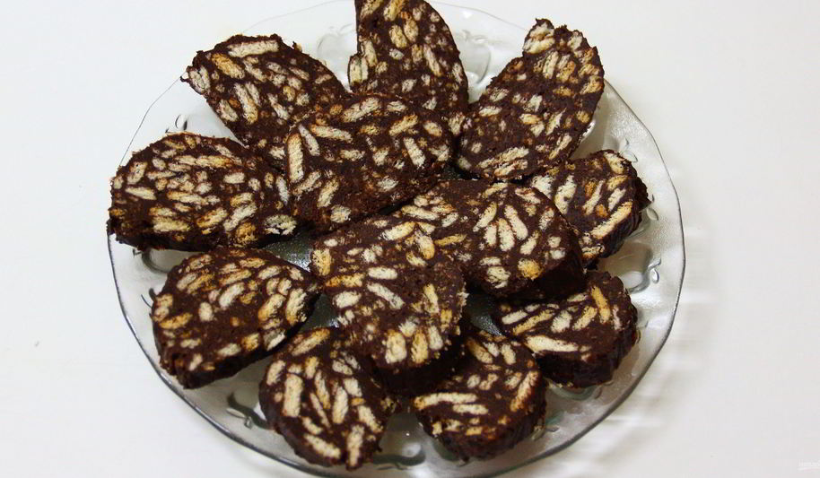 Рецепт пирожного колбаска