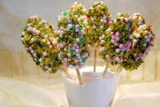 Пирожное на палочке Рождественская елочка