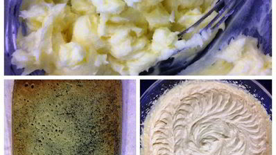 пирожные маковые с кофейным кремом