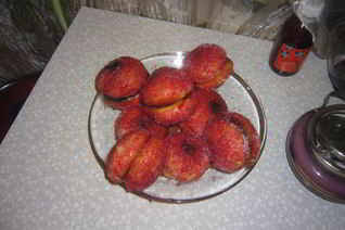Пирожные Персики