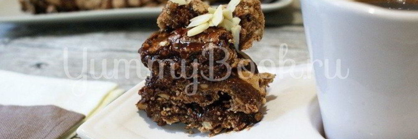 Пирожные Шоколадное безе с орехами