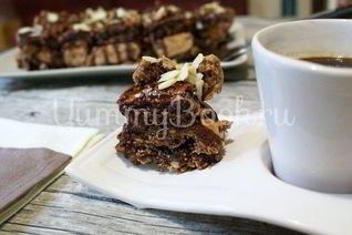 Пирожные Шоколадное безе с орехами