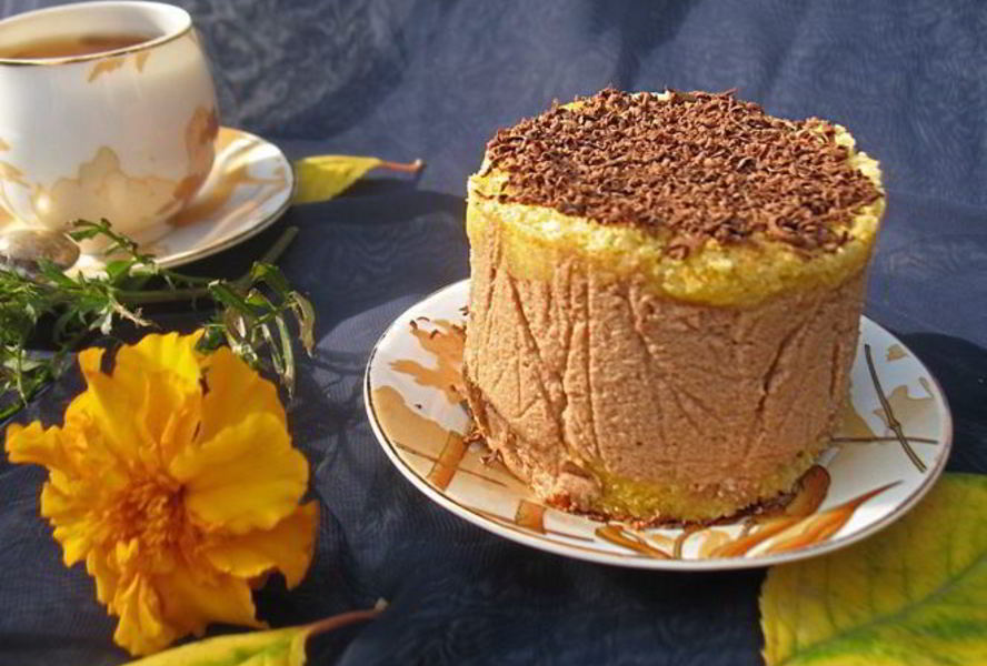 Тыквенно-шоколадные пирожные