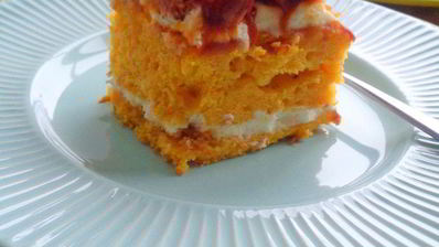 тыквенные пирожные с миндалем и соленой карамелью