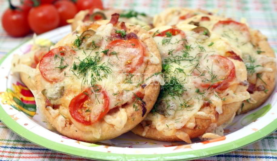 Рецепт мини-пицц