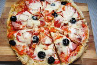 Пицца с курицей