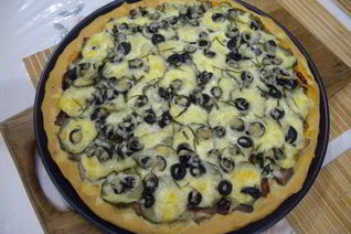 Пицца без дрожжей