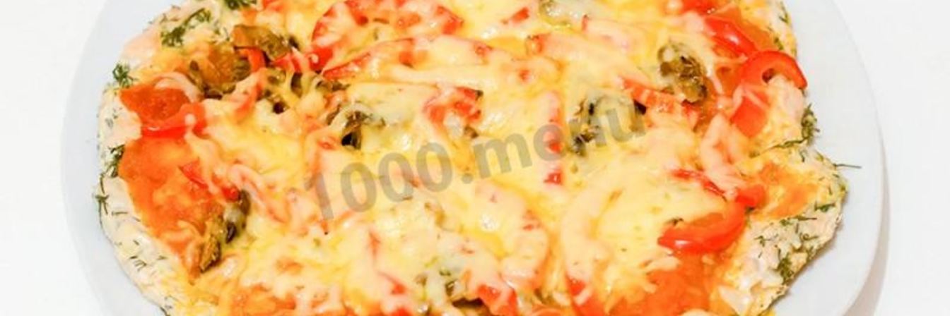 Пицца без муки диетическая