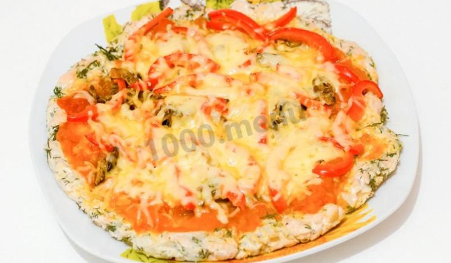Рецепт пиццы без муки диетическая