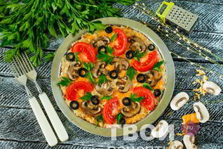 Пицца без муки