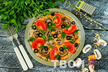 Пицца без муки