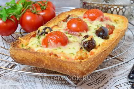 Пицца из хлеба