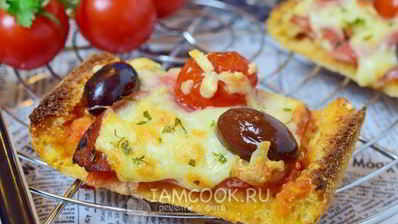 пицца из хлеба