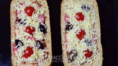 пицца из хлеба