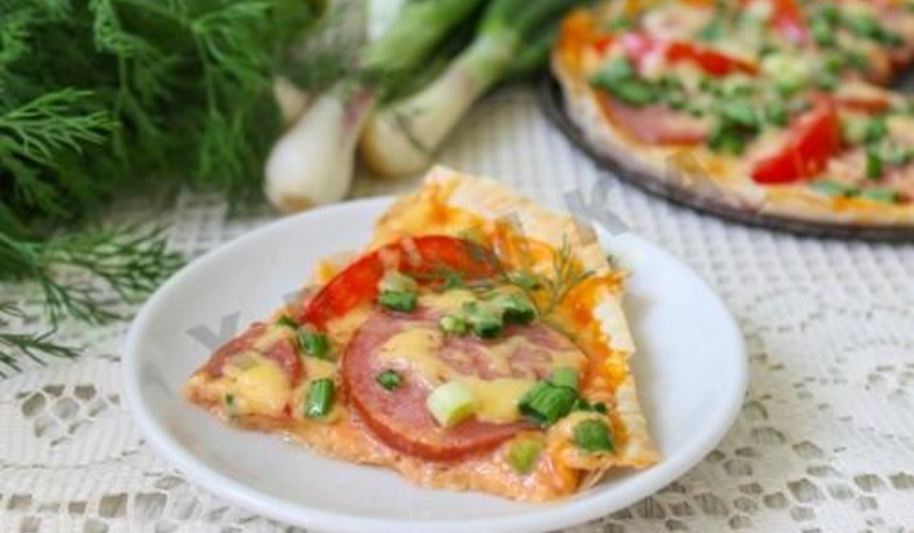 Рецепт пиццы из лаваша в духовке